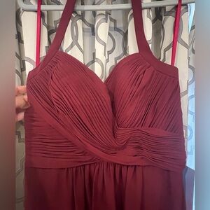 Simply brand Special Occasion dress. Burgundy/Wine color. Size 10. NEW w/tag.